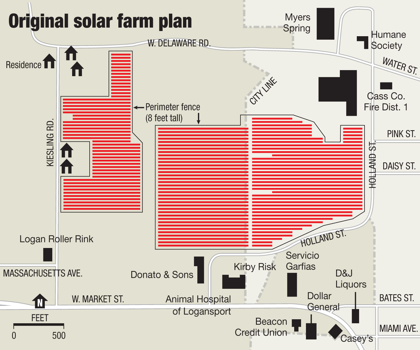 Original solar farm plan